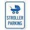 Signmission Stroller Parking With Graphic Heavy-Gauge Aluminum Rust Proof Parking Sign, 18" x 24", A-1824-22832 A-1824-22832 - alternate 1